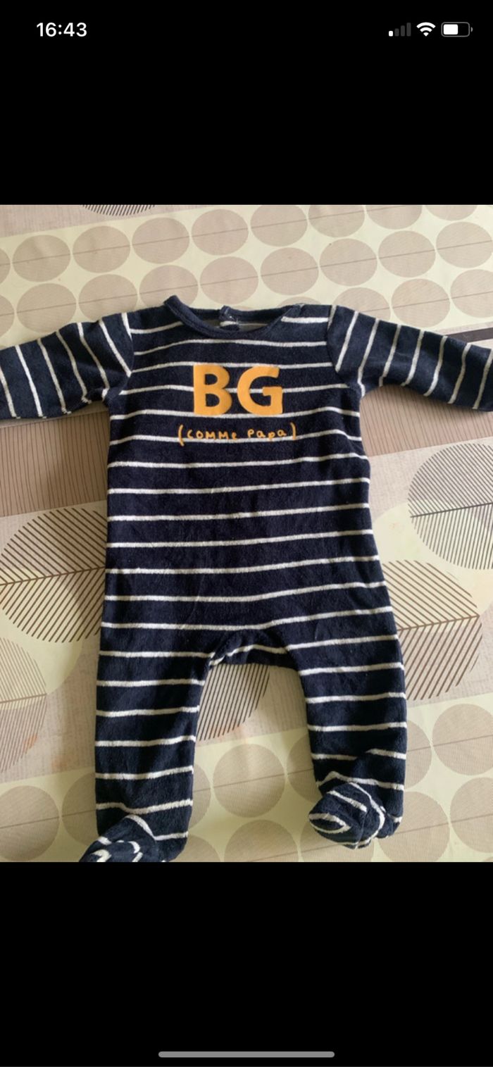 Lot de 9 pyjamas 3 mois - photo numéro 7