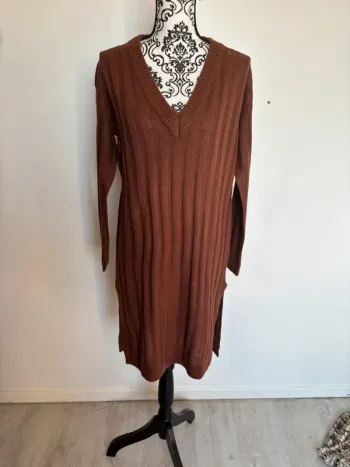 Robe pull femme marron Brave soul taille XS