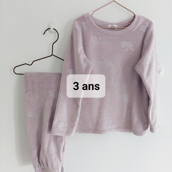 Pyjama d'hiver mauve Gémo