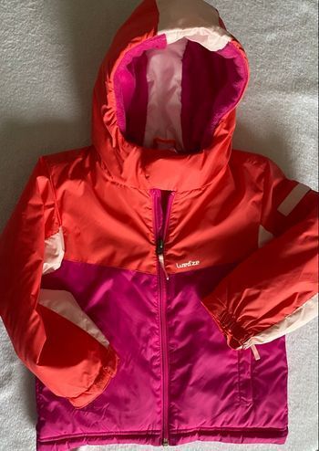 ensemble de ski fille 4 ans wed'ze decathlon rose orange 98/104 cm veste pantalon