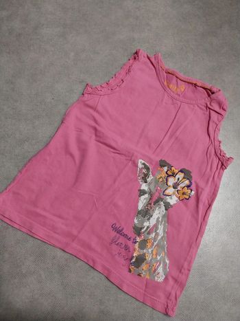 tee shirt débardeur fille 5 ans