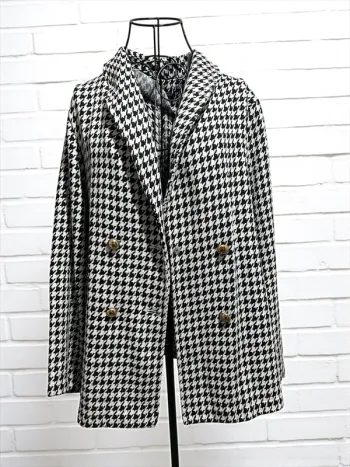 🟩 Manteau 3/4 pieds de poule 🟩 P