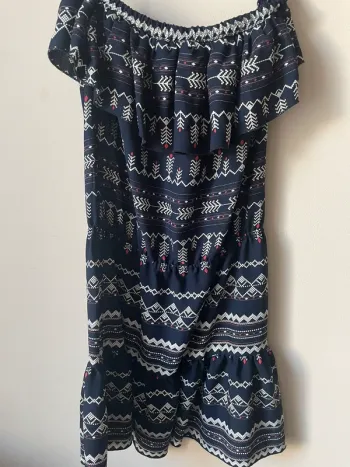 Robe bustier volant