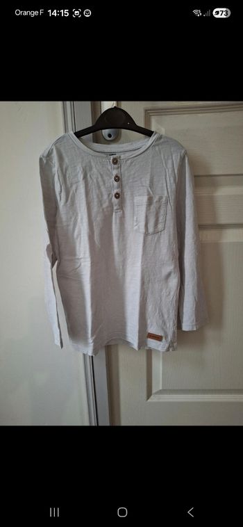 Tee shirt manches longues 8 ans