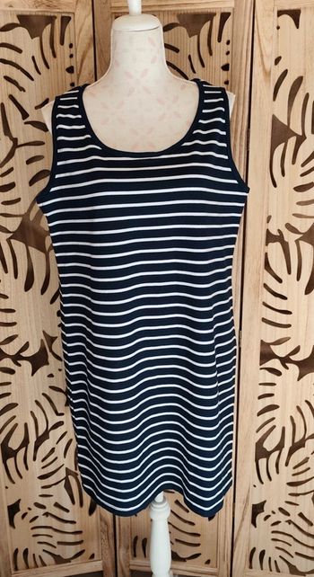 Robe marinière T 46/48 Blancheporte