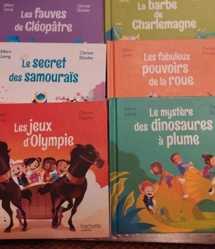 Lot 6  livres enfants hachette jeunesse