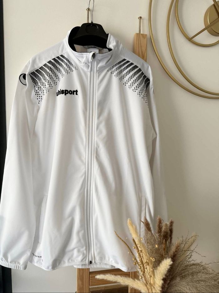 Veste de sport homme blanche et noir Uhlport taille XL - photo numéro 2
