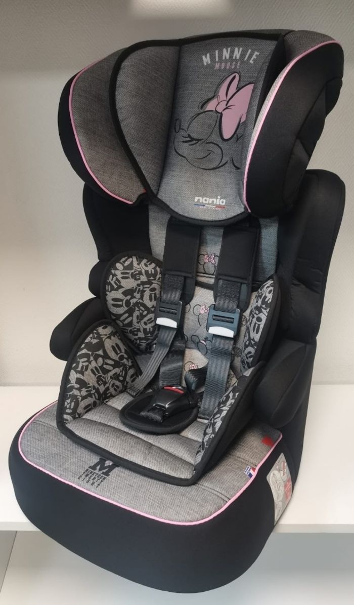 Siège auto rehausseur évolutif luxe beline Minnie - photo numéro 3