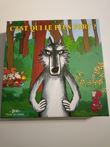 C'est qui le plus fort un jeu de l'école des loisirs complet