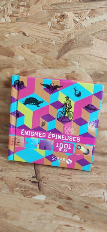 Livre 1001 jeux énigmes