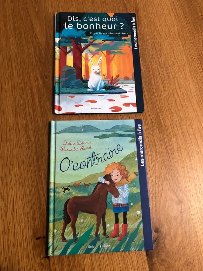 Livre les mercredis à lire lot de 2