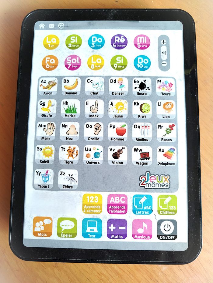 tablette éducative Jeux 2 mômes.