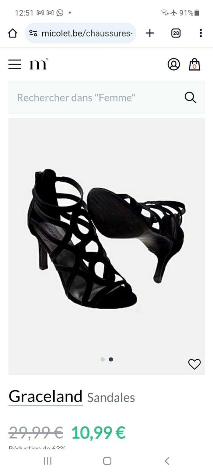 Sandales à talons Graceland