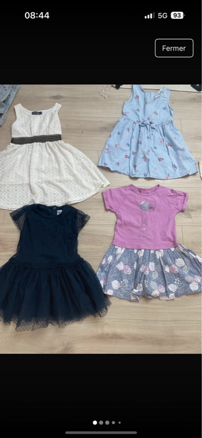 Lots robes 4 robes 4 ans