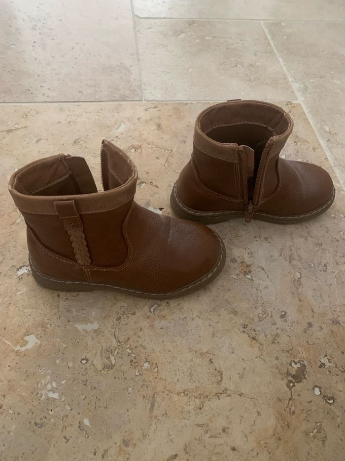 Bottines marrons taille 22 Gémo