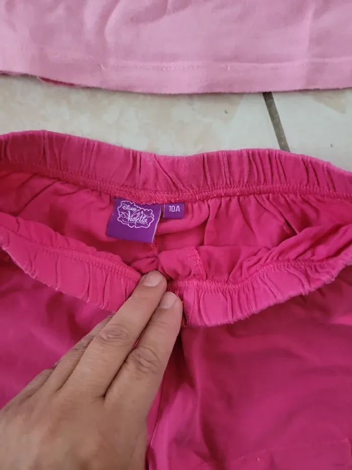 Ensemble Tee-shirt short taille 10 ans - photo numéro 2