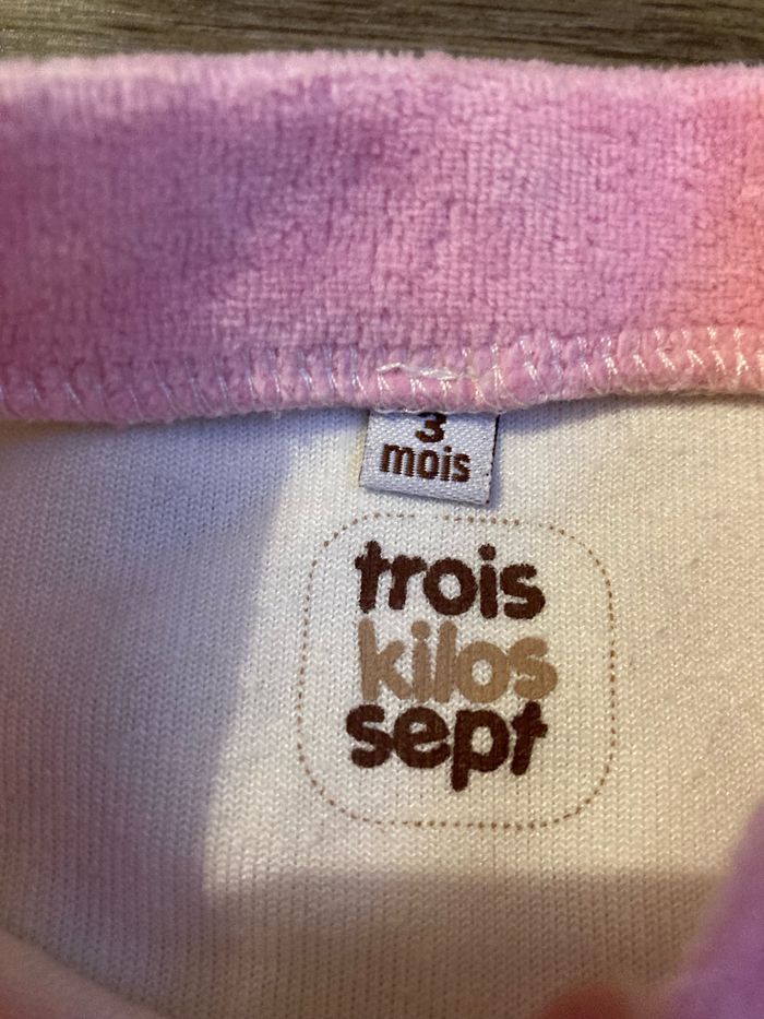 Pyjama Trois kilos sept 3 mois - photo numéro 2