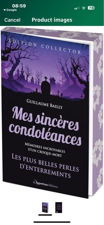 Mes sincères condoléances neuf