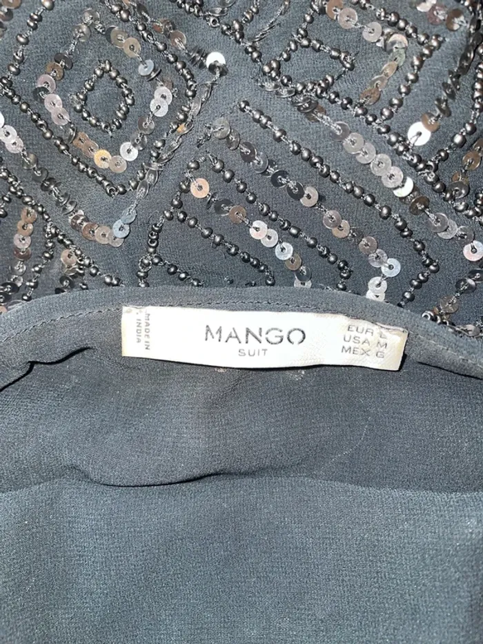 Robe à sequin Mango L - photo numéro 5