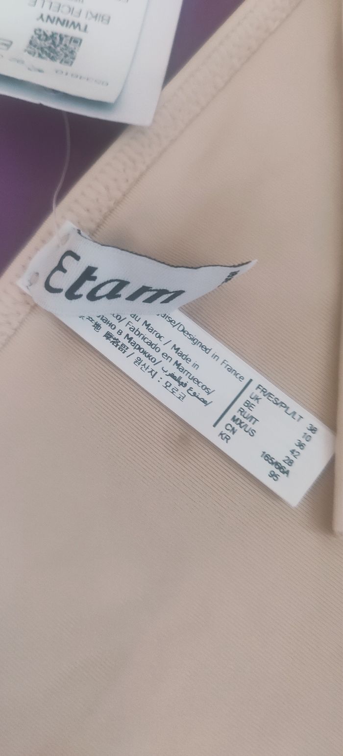 Maillot de bain neuf femme en 38 Etam - photo numéro 3