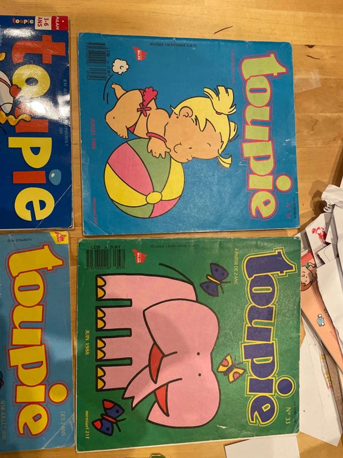 Lot de magazines toupie vintage - photo numéro 2