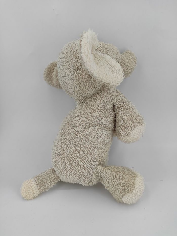 Peluche éponge Éléphant beige WWF - photo numéro 4