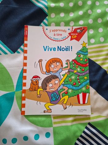 Livre enfant j’apprends à lire avec Sami et Julie vive Noël 
