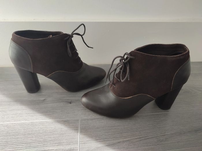 Bottines marrons pointure 40 - photo numéro 3