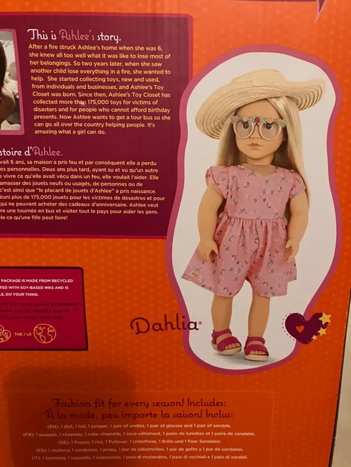 Poupée blonde dahlia - photo numéro 4