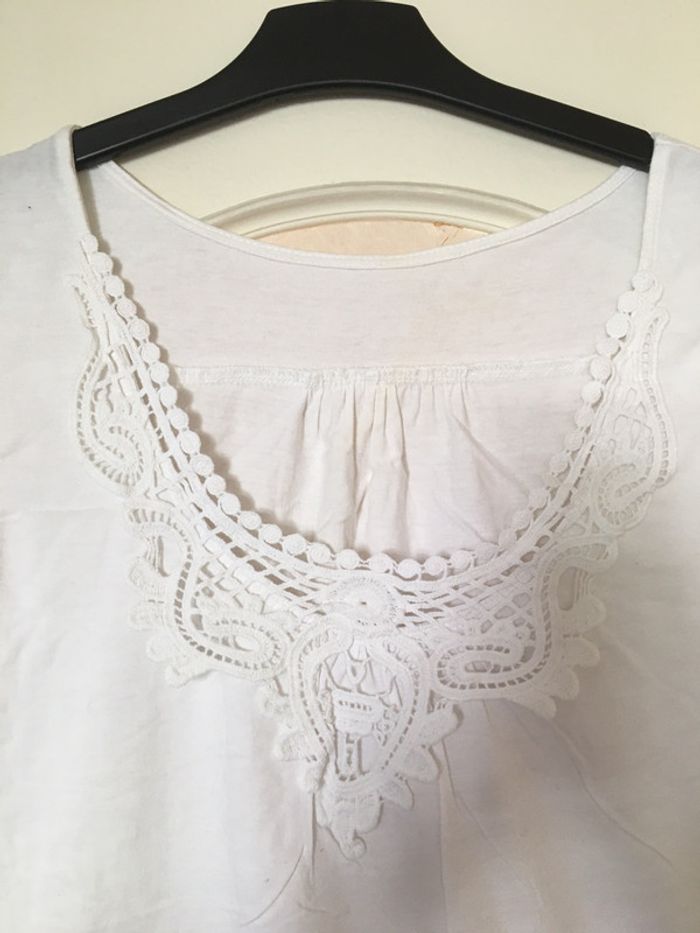 Débardeur tunique blanc taille 46 - photo numéro 2