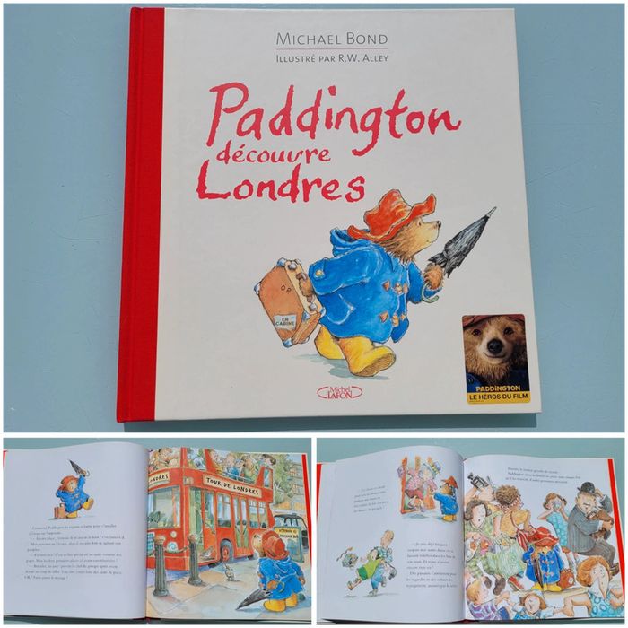Livre grand format Paddington decouvre Londres