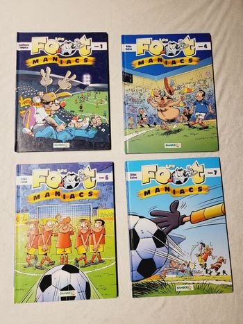 BD Les foot maniacs : tomes 1, 4, 6 et 7