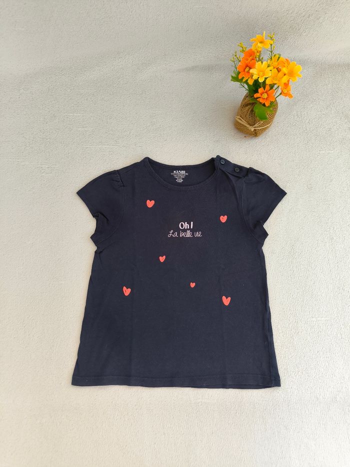 T-shirt fille Kiabi 36 mois - photo numéro 1