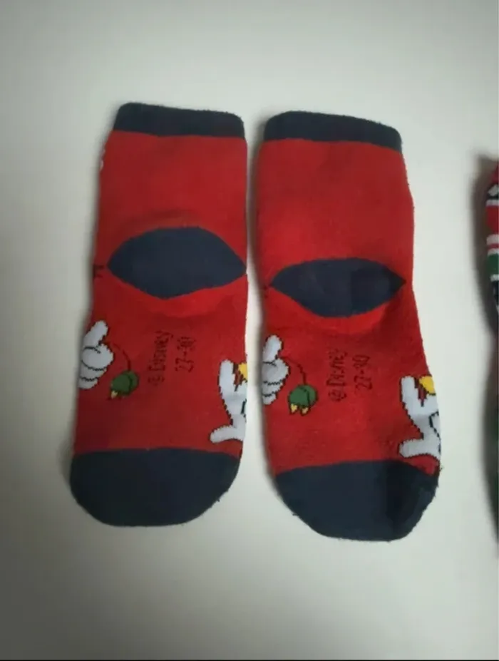 Lot de sur chaussettes chaude Mickey 27/30 - photo numéro 4