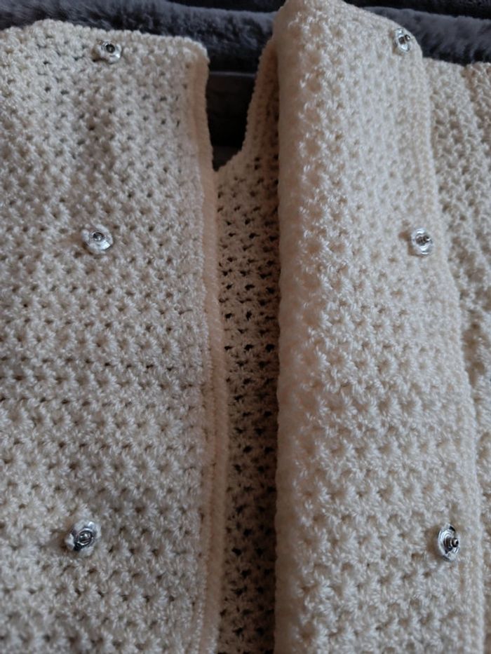 Pull en laine Vintage 1975-80 🇨🇵 T. 3-6mois Mixte - photo numéro 6