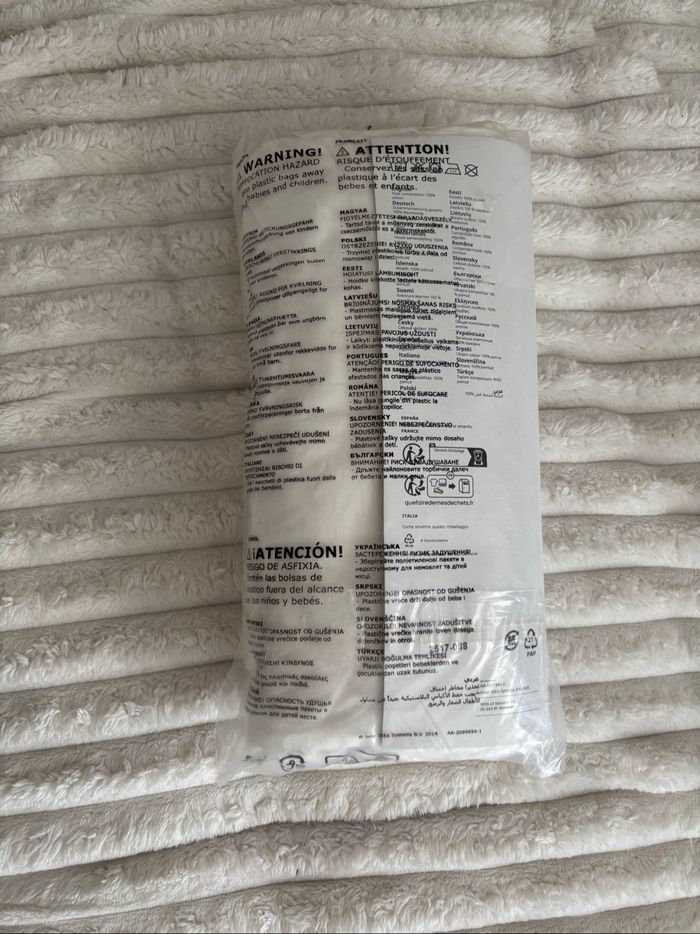 Lot 2 Drap housse blanc 120x60 IKEA - photo numéro 2