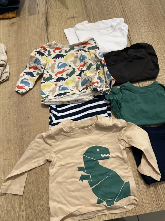 Lot de 7 t-shirts manches longues - photo numéro 2