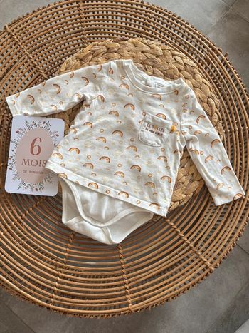 Body T-shirt, sergent Major, six mois