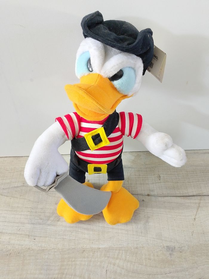 Peluche Donald pirate Disneyland Paris neuve 35 cm