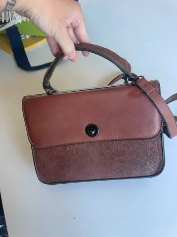 Sac bandoulière marron