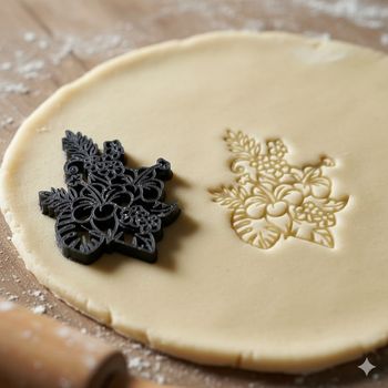 Emporte-pièce fleurs tropicales 8 cm pour biscuits et pâtisserie