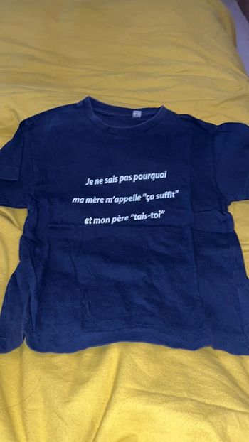T shirt manches courtes garçon 6 ans