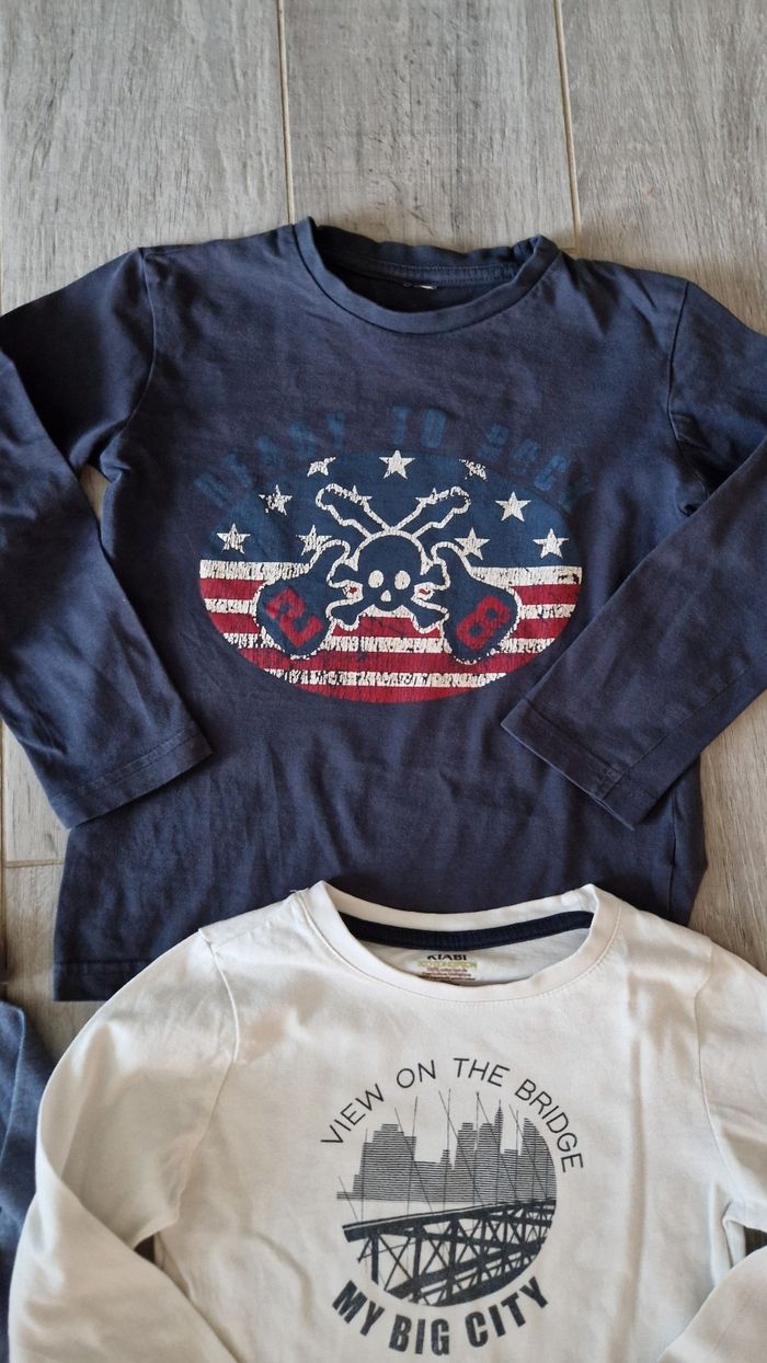 Lot de 5 tee shirt manches longues, taille 5 ans - photo numéro 6