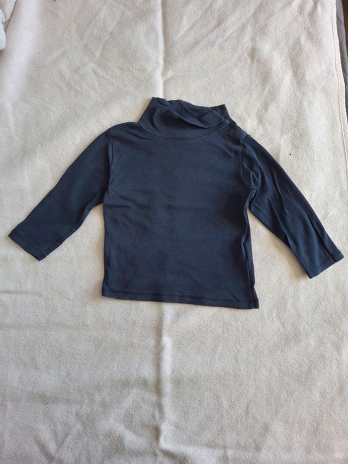 Teeshirt col roulé bébé 24mois