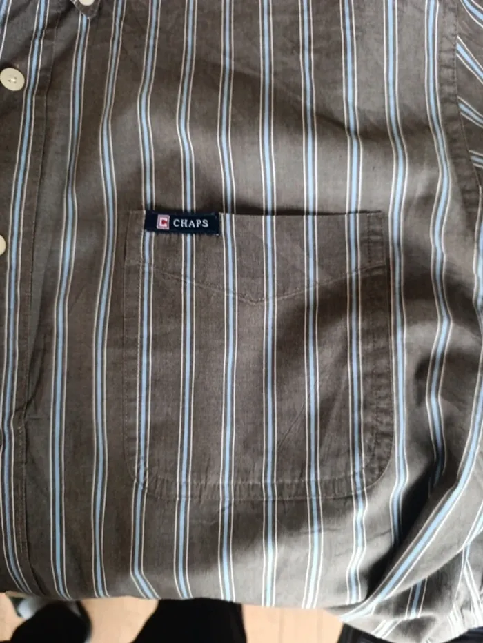 Chemise manche longue chaps easy Care taille L - photo numéro 5