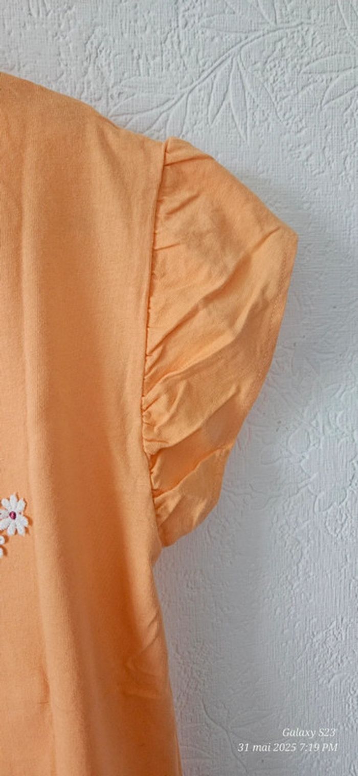 T.shirt manches courtes imprimé pâquerettes 12A - photo numéro 5