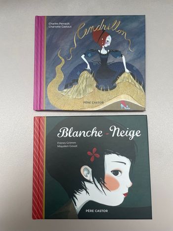 Lot livres neuf père castor - cendrillon & blanche neige 