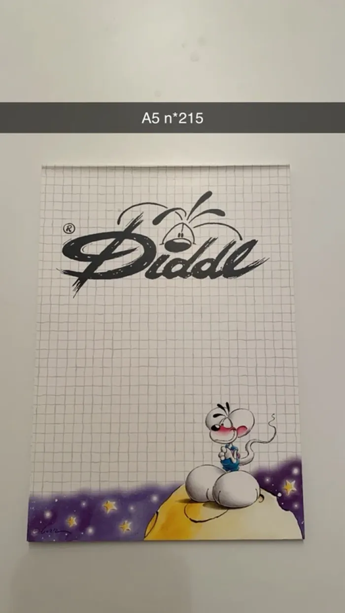 Lot diddl personnalisé Mélanie A