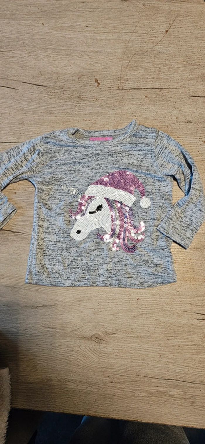 Pull léger à manches longues gris chiné, Primark, 18/24 mois, nickel