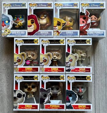 Lot de 10 figurines Funko Pop Disney Le Roi Lion / The Lion King